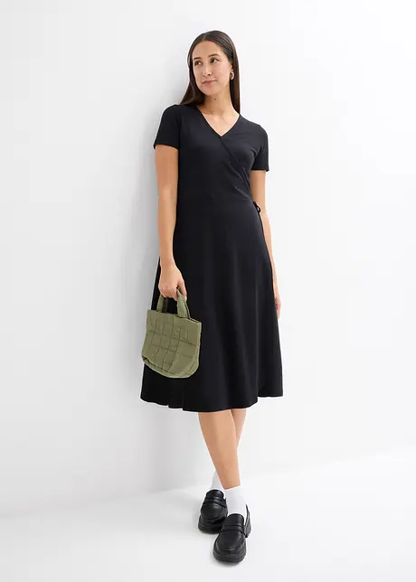 Robe en jersey, style portefeuille, bonprix
