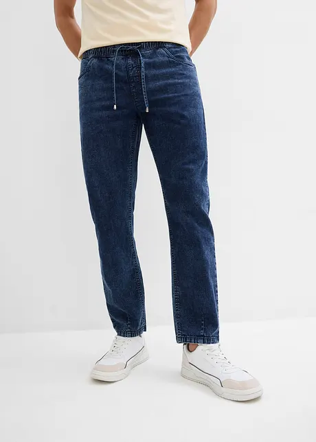 Jean léger, taille extensible, Relaxed, bonprix