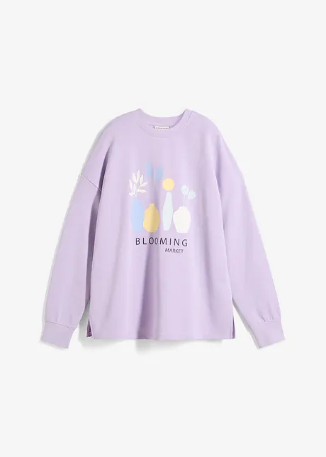 Oversize-Sweatshirt aus Baumwoll-Mix, bonprix