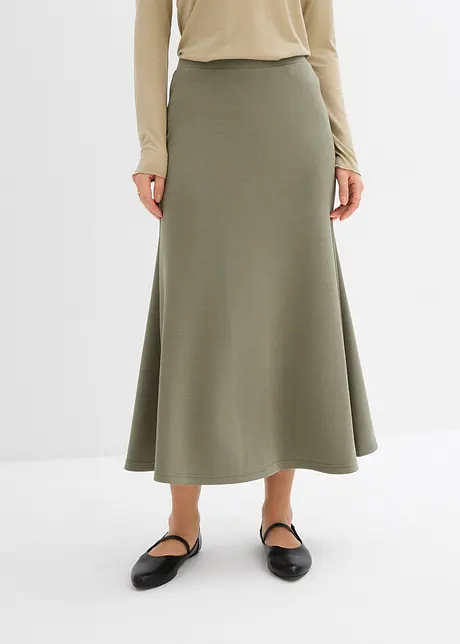 Jupe midi en néoprène, bonprix