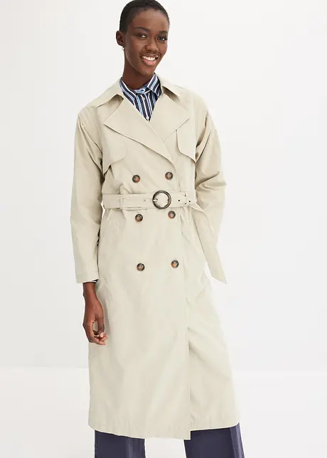 Trench-coat à manches et bas amovibles, bonprix