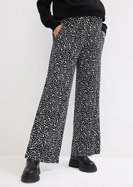 Pantalon de grossesse en viscose, large, bonprix