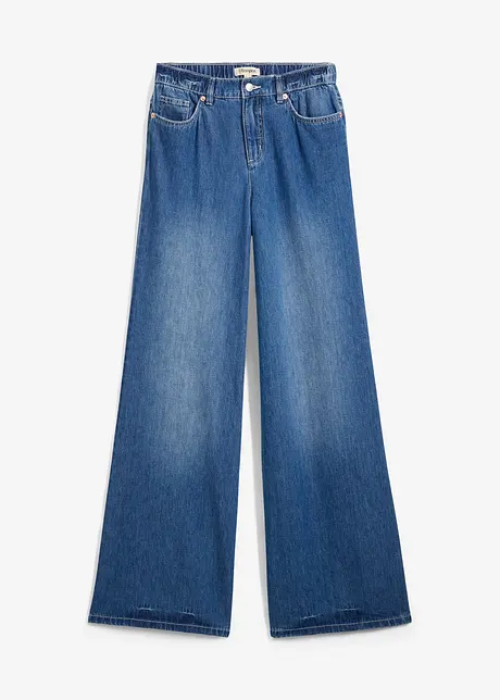 Wide-Leg-Jeans, High Waist, Full Length Bequembund, bonprix
