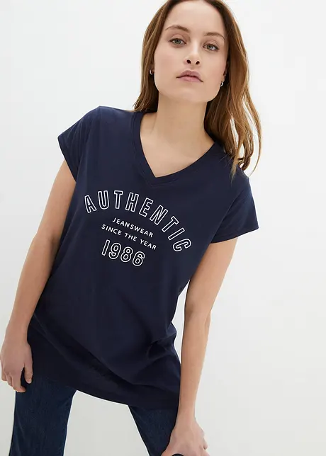 Longshirt aus reiner Bio-Baumwolle, bonprix