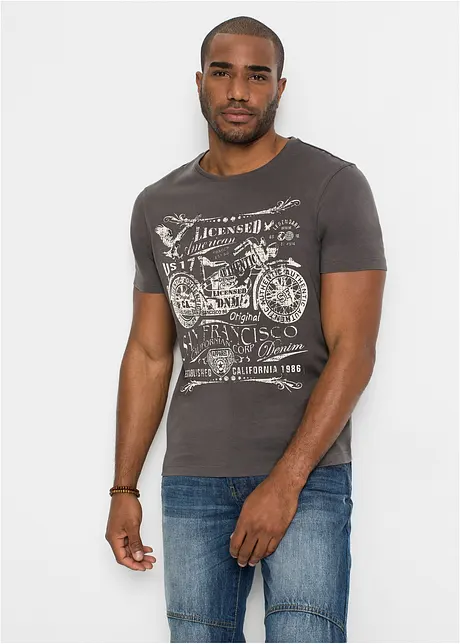 T-Shirt aus reiner Baumwolle, bonprix