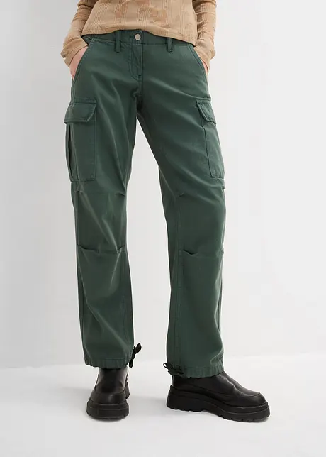 Pantalon cargo 100% coton, bonprix