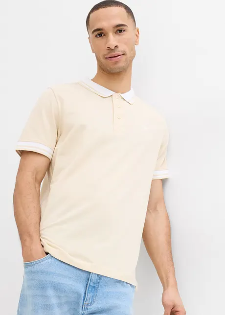 Pique-Poloshirt aus reiner Bio-Baumwolle, bonprix