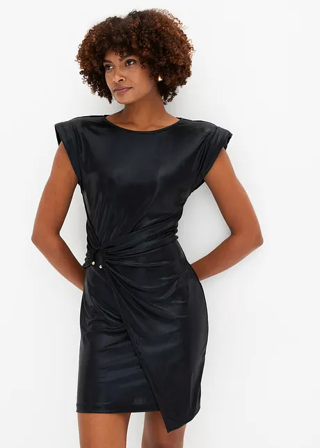 Minikleid mit dekorativer Spange, bonprix