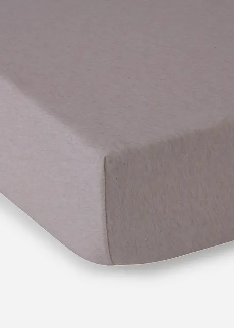 Drap-housse en jersey chiné, bonprix