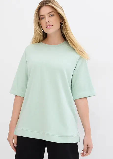 Sweat-shirt avec fentes latérales, bonprix