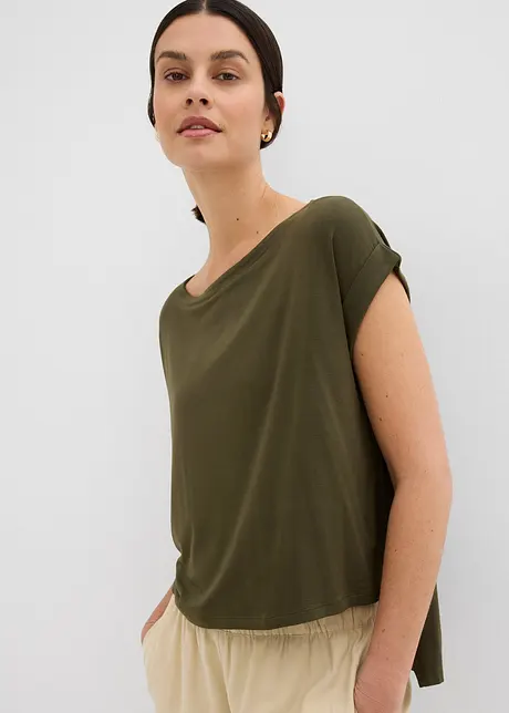 T-shirt oversize en viscose fluide, bonprix