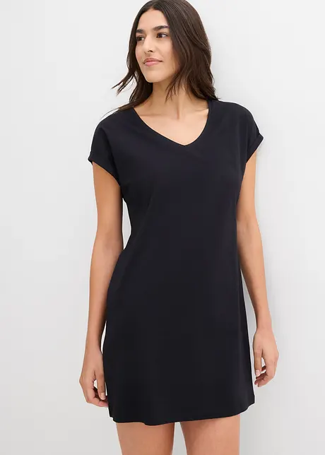Shirtkleid aus reiner Bio-Baumwolle (2er Pack), bonprix