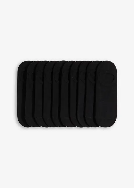 Lot de 10 paires de protège-pied avec coton et bandes de silicone, bonprix