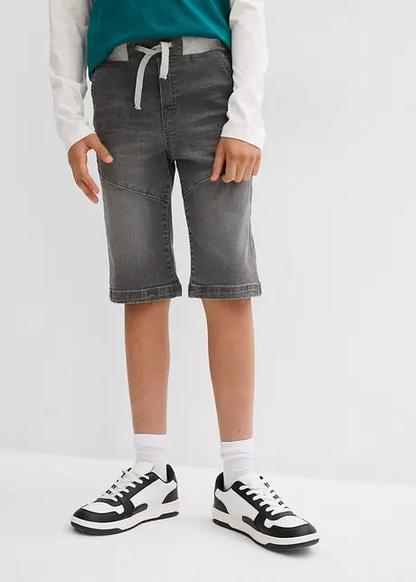 Bermuda garçon en jean extensible, Regular, bonprix