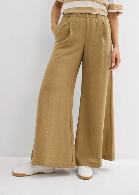 Palazzo-Hose mit Bundfalten, bonprix