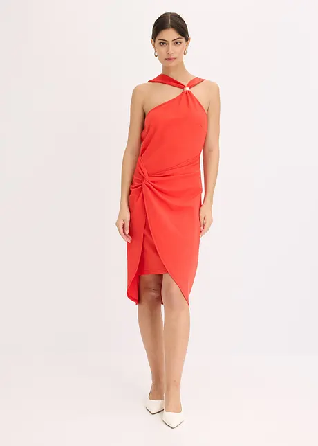 Figurbetontes Kleid mit Neckholder-Ausschnitt, bonprix