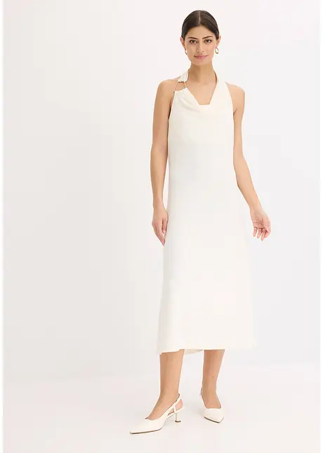 Robe midi avec un détail métallique, bonprix