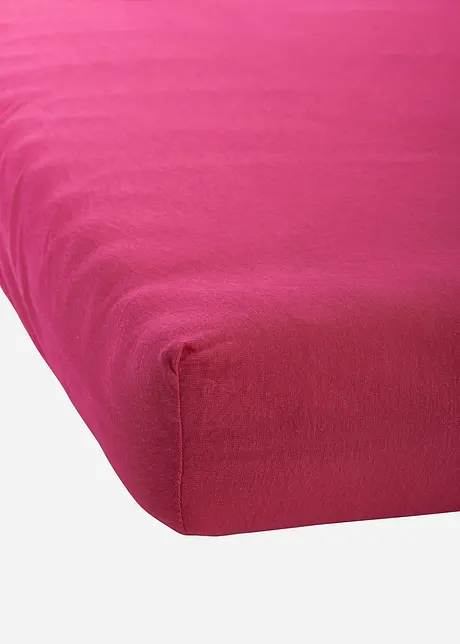 Jersey Spannbettlaken in Trendfarben, bonprix