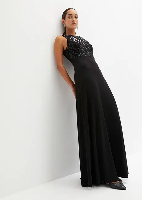Robe de soirée brodée de sequins, bonprix