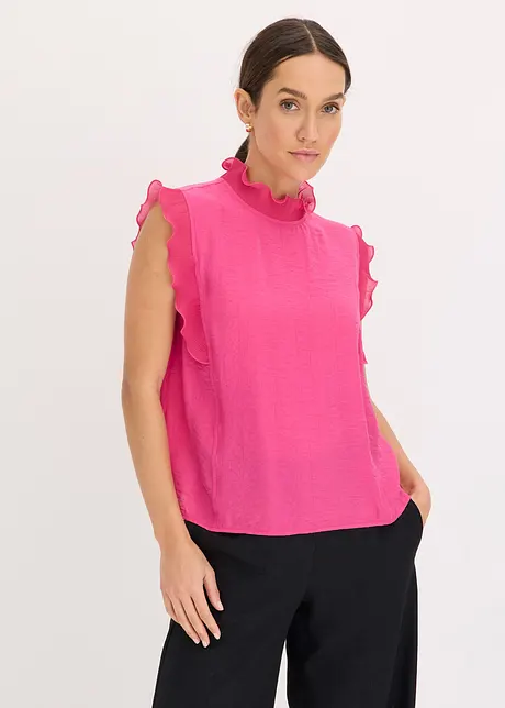 Bluse mit Volants, bonprix