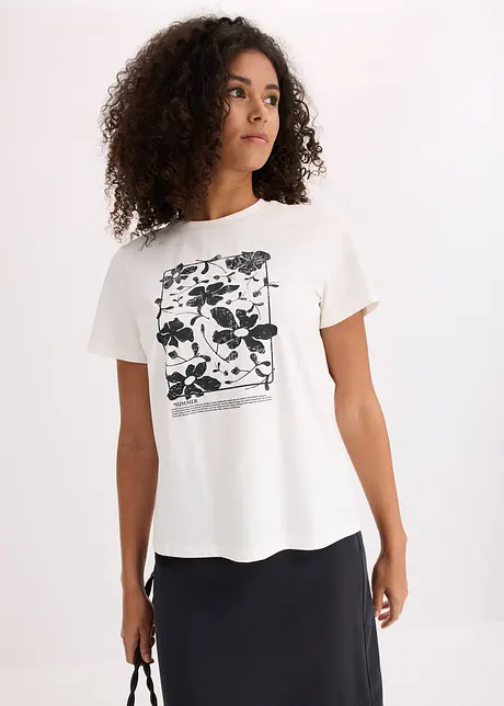 T-shirt à imprimé placé, bonprix