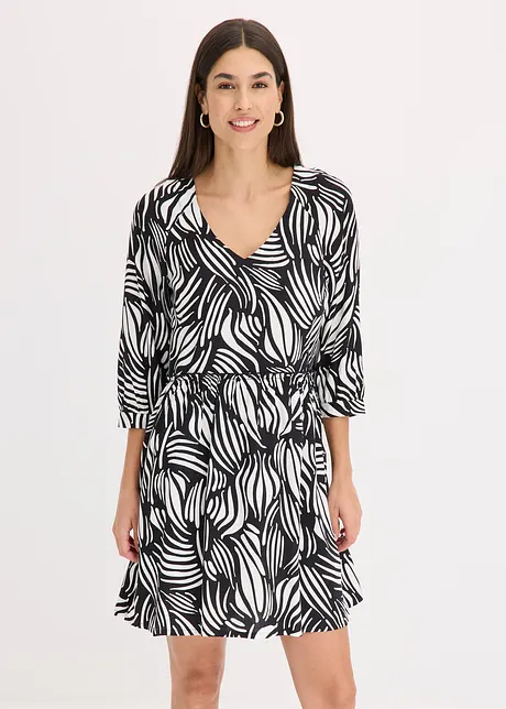 Tunika-Kleid aus fließender Viskose, bonprix