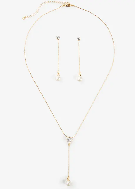 Collier + boucles d’oreille (ens. 2 pces), bonprix