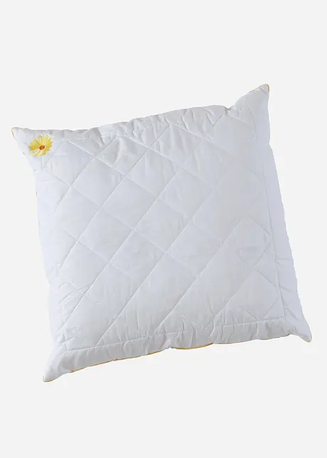 Daunen Touch Kissen mit Blumen Stickerei, bonprix