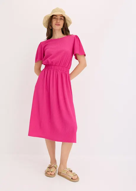 Jerseykleid aus luftigem Crêpe, bonprix
