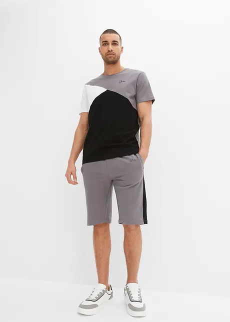T-shirt et bermuda sweat (ens. 2 pces), bonprix