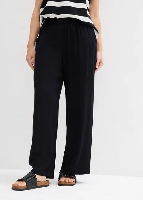 Palazzo-Hose aus softer Viskose, bonprix