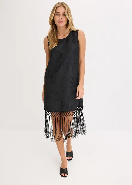 Minikleid mit Fransen, bonprix