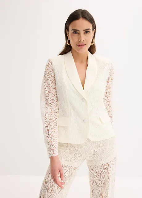 Blazer aus Spitze, bonprix