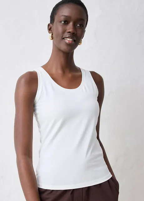 Tanktop mit Seidenanteil, bonprix