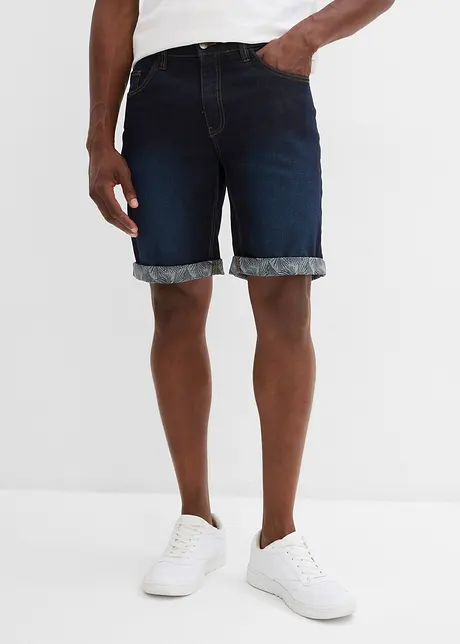 Bermuda en jean extensible, Regular, bonprix