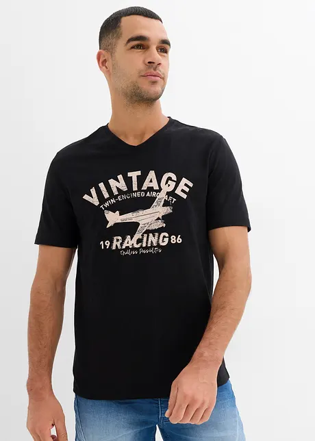 T-Shirt aus Flammgarn, bonprix