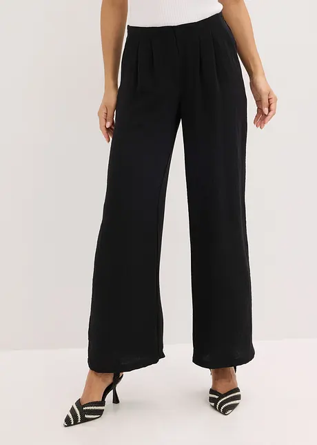 Pantalon texturé, bonprix