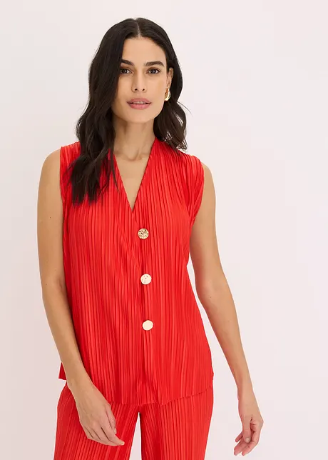 Top mit Plissee, bonprix