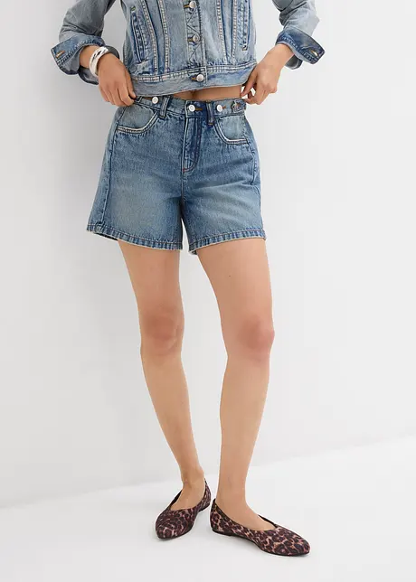 Jeans-Shorts Mid Waist, Low Stretch, bonprix