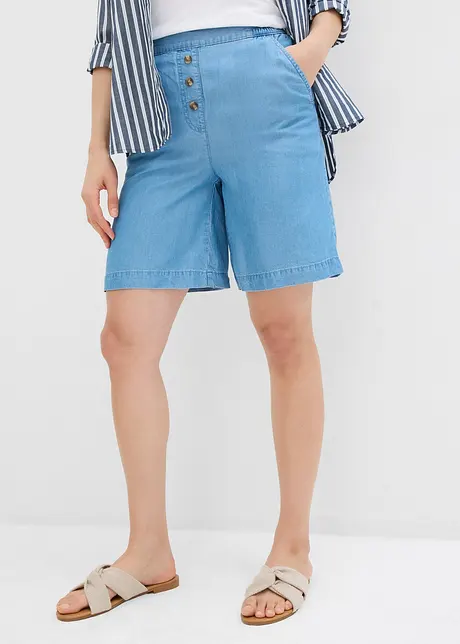 Short en Lyocell à taille élastiquée, bonprix