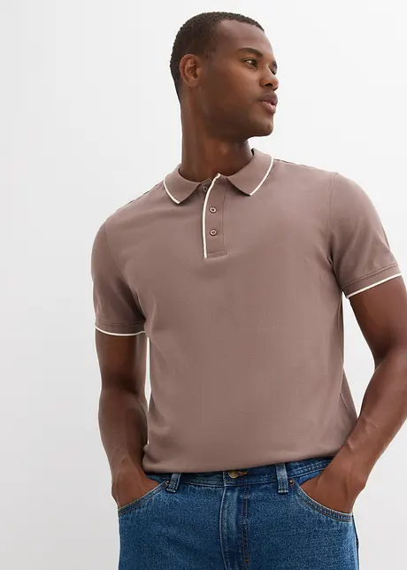 Piqué-Poloshirt aus reiner Baumwolle, bonprix