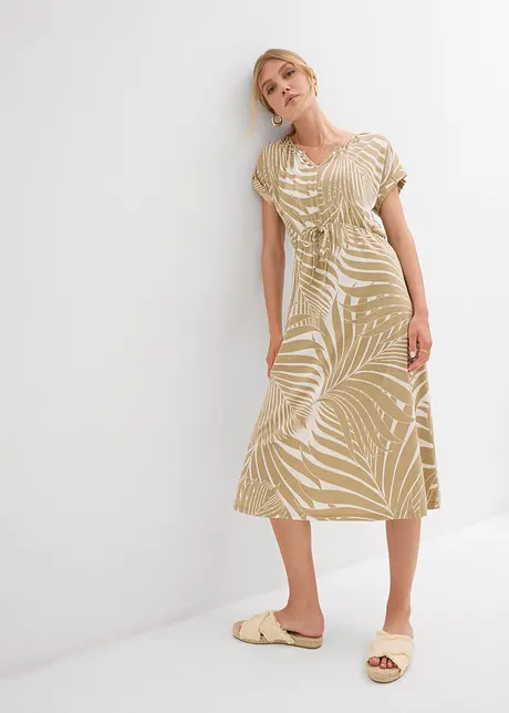 Jerseykleid aus fließendem Viskose-Mix, bonprix