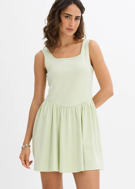 Top long en coton extensible, bonprix