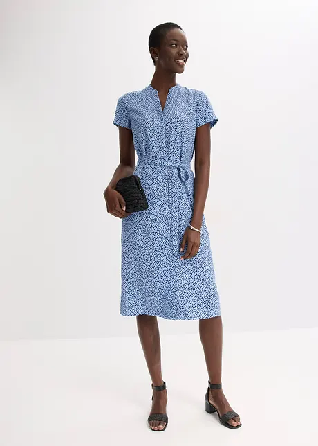 Blusenkleid mit Pünktchen, bonprix