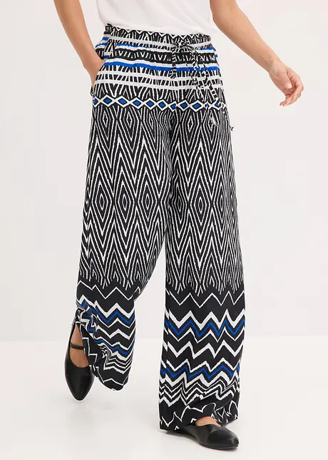 Pantalon large en viscose fluide, bonprix