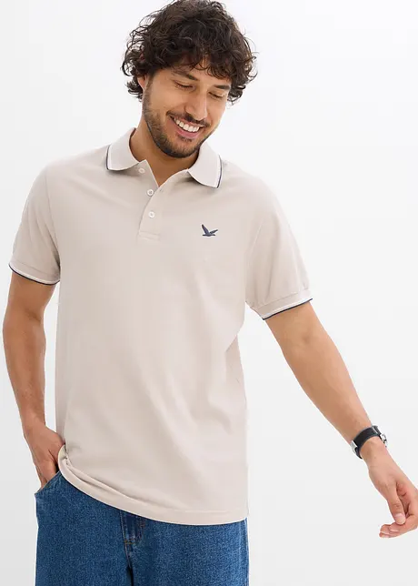 Polo en maille piquée 100% coton, bonprix