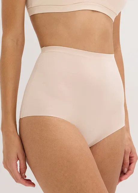 Slip sculptant invisible 100% coton, maintien léger, bonprix