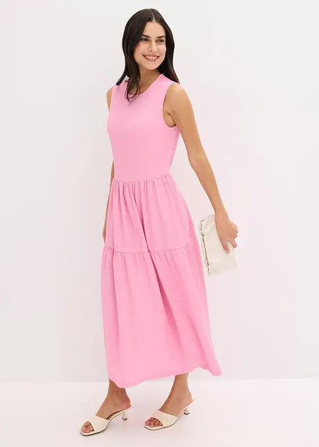 Midikleid mit Rückenausschnitt, bonprix