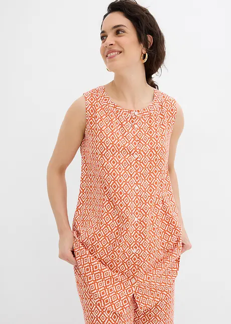 Longbluse aus softer Viskose, bonprix