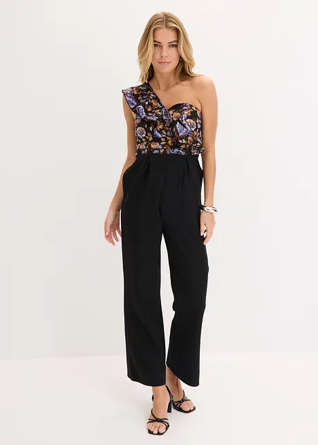 Combinaison légère en viscose à encolure asymétrique, bonprix